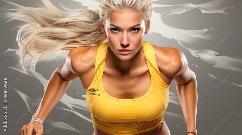 running woman running woman