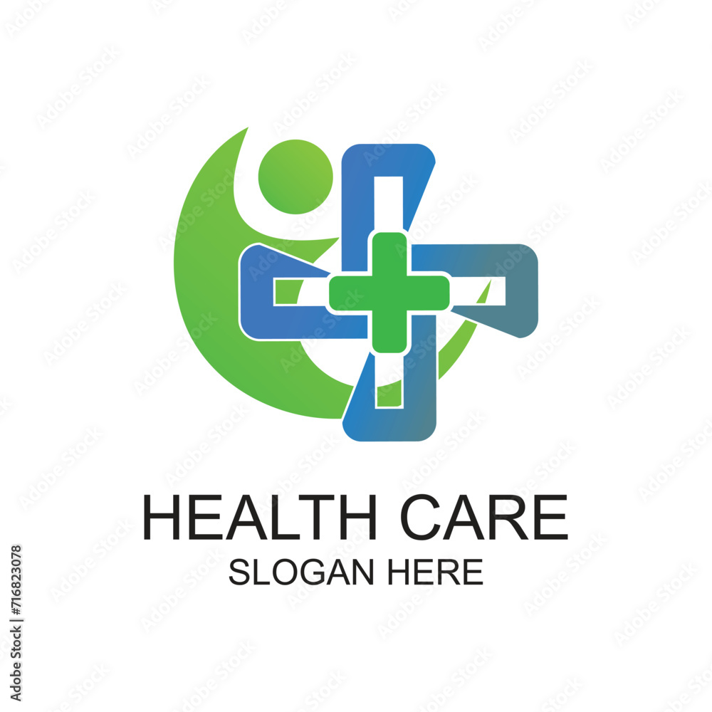 Health care logo design simple concept Premium vector Health care logo design simple concept Premium vector