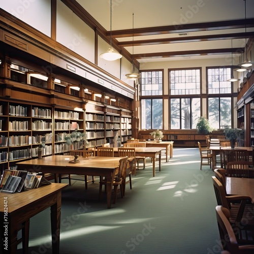 Cozy Library_Interior with sitting arrangement and Lots of Books