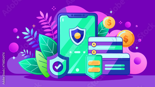 Financial and banking network.