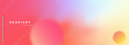 Trendy gradient with noisy textured background	
