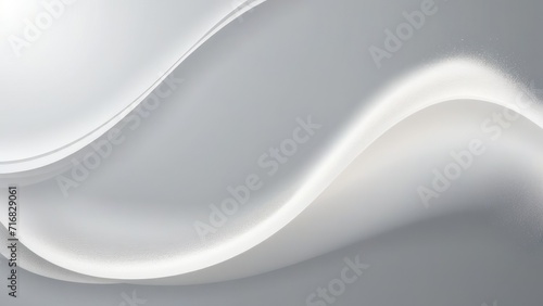illustration of abstract background with white foam flying in air in light place. generative, ai.
