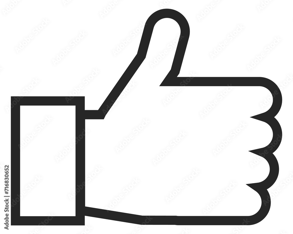 Thumb up icon. Like symbol. Approve sign Thumb up icon. Like symbol. Approve sign