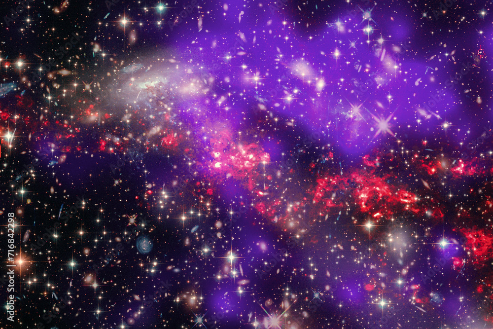 Amazing galaxy view and stars. The elements of this image furnished by NASA.