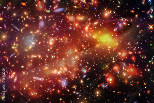 Beautiful universe. Galaxies and stars. The elements of this image furnished ...
