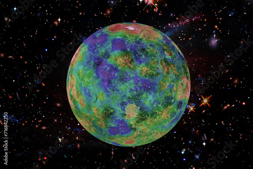 Fototapeta Naklejka Na Ścianę i Meble -  Extrasolar planet. The elements of this image furnished by NASA.