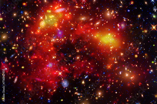 Space and galaxy. The elements of this image furnished by NASA.