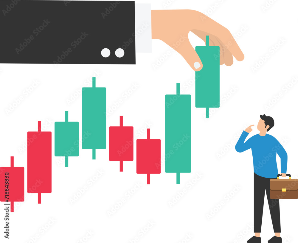 Candlestick signal to buy or sell in crypto trading or stock market, Analyze data, chart and graph to make profit, Trader thinking while analyze, Green graph with fishing bait
Candlestick signal to buy or sell in crypto trading or stock market, Analyze data, chart and graph to make profit, Trader thinking while analyze, Green graph with fishing bait