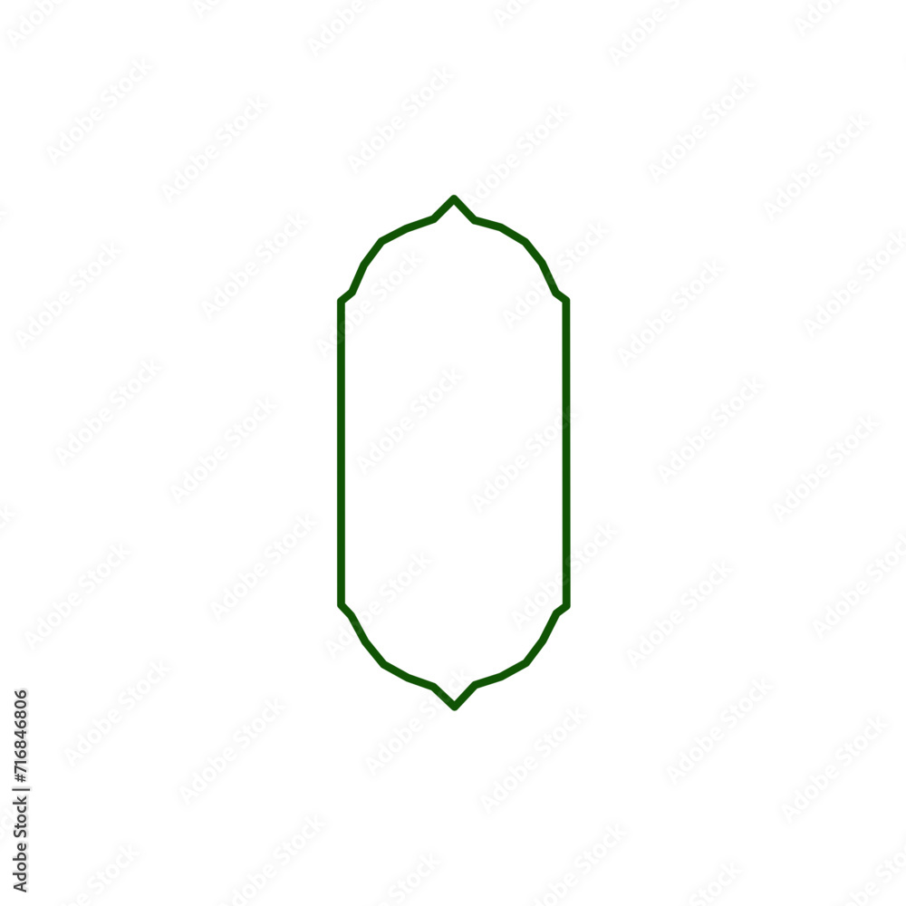 Islamic frame for the month of Ramadan