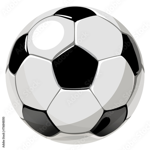 Soccer ball cartoon icon. Football goal symbol