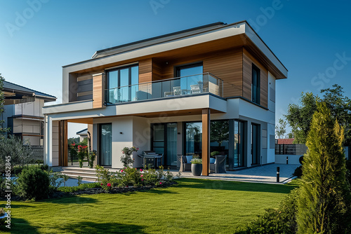 New elegant modern house, home for sale 