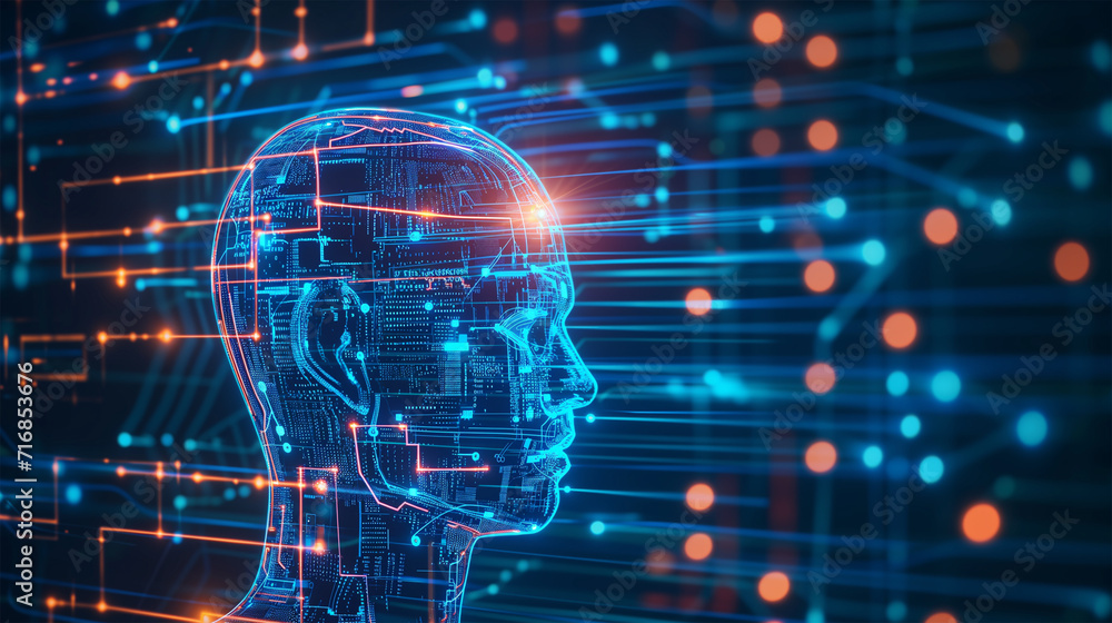 Futuristic Intelligence Background: Concept of a Neural Brain Networks and AI Algorithms in Cyberspace. Network Connection. Futuristic Intelligence Background: Concept of a Neural Brain Networks and AI Algorithms in Cyberspace. Network Connection.