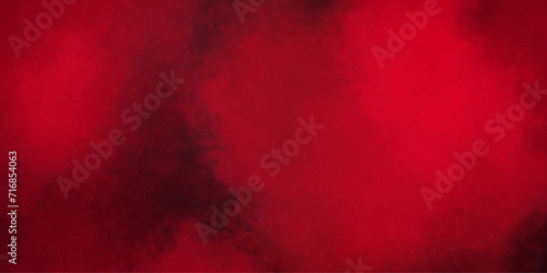 red background. Smoke Cloud Abstract