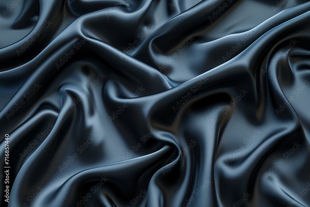 Black silk surface texture background Black silk surface texture background