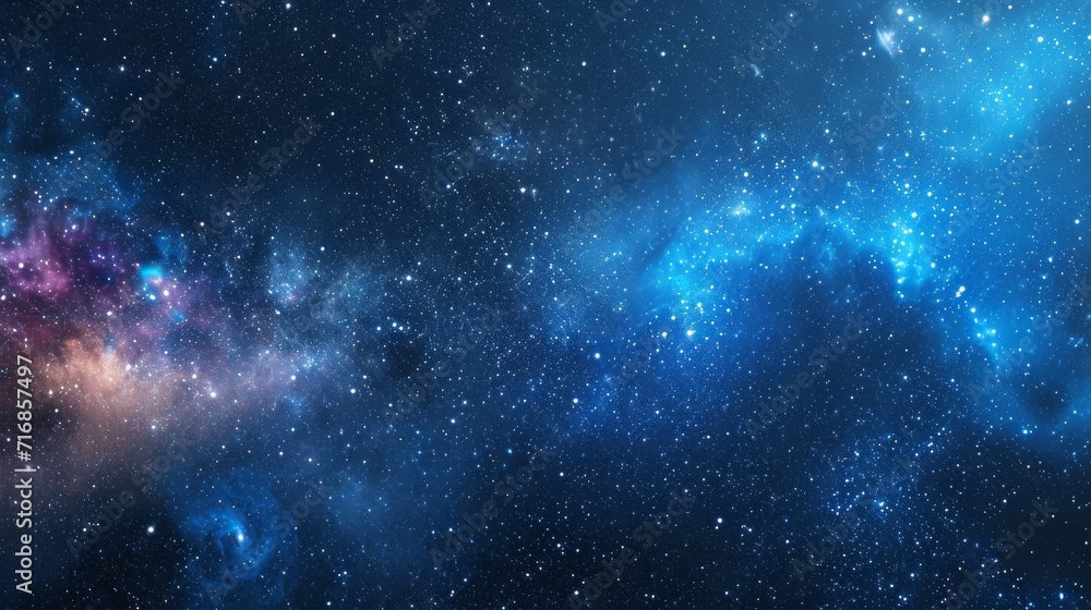 Vibrant Starry Sky with Cosmic Dust and Galaxy Clusters background Vibrant Starry Sky with Cosmic Dust and Galaxy Clusters background