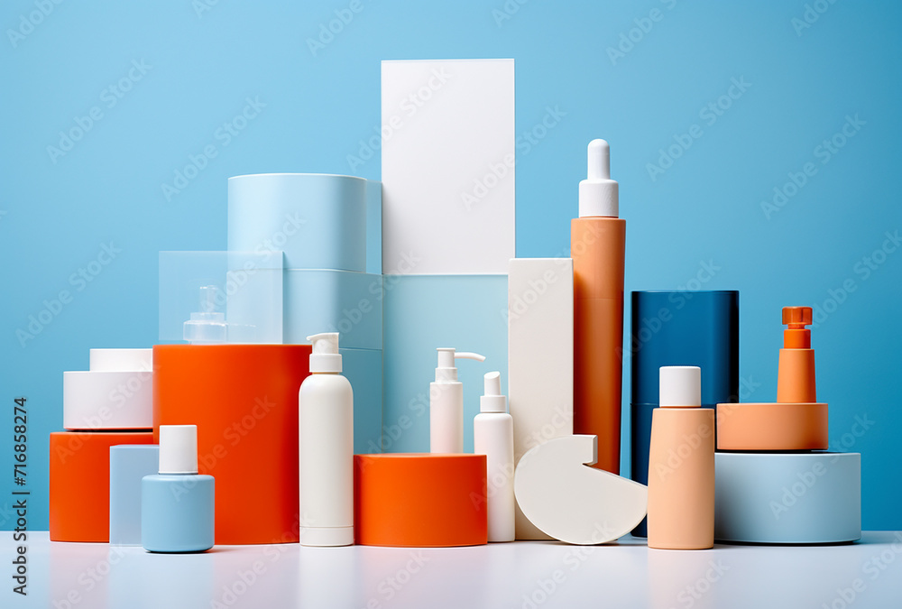 set of cosmetic containers set of cosmetic containers
