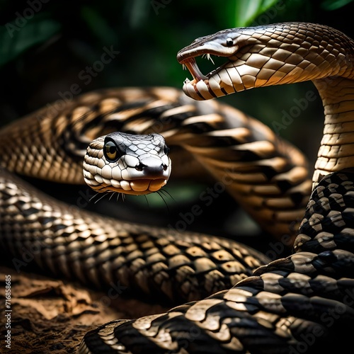 close up of a snake