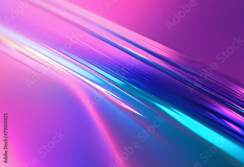 Abstract holographic translucent metallic liquid background, with curved wave and shiny particles