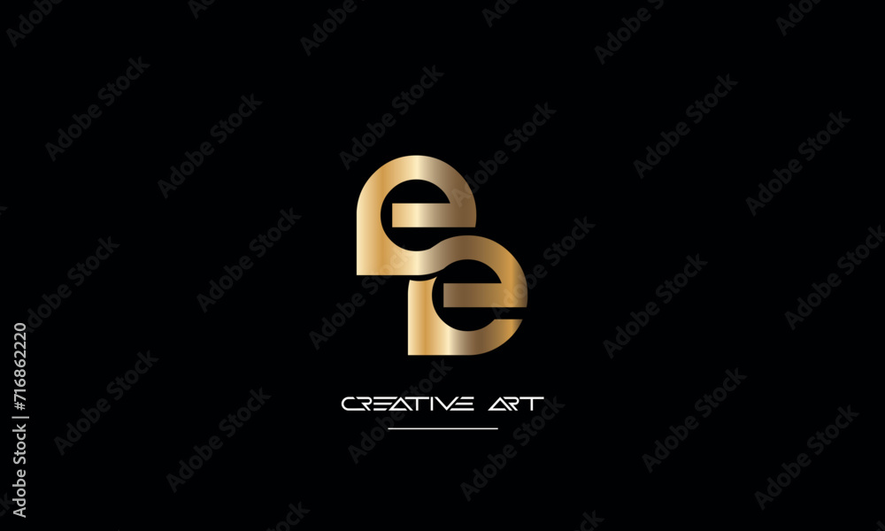 EE, E abstract letters logo monogram EE, E abstract letters logo monogram