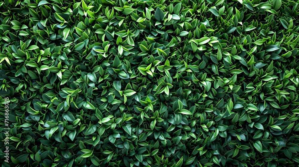 Die-cut artwork and green grass wall texture for environmental walls and backdrop designs, Generative AI. - obrazy, fototapety, plakaty 