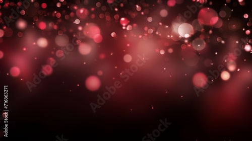 Abstract bokeh lights background. Festive Christmas and New Year background.