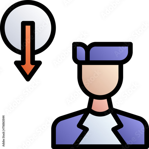 Demotion vector design .svg