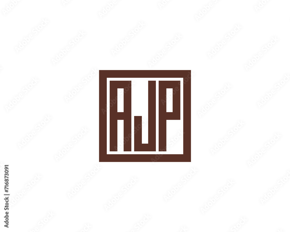 AJP logo design vector template AJP logo design vector template