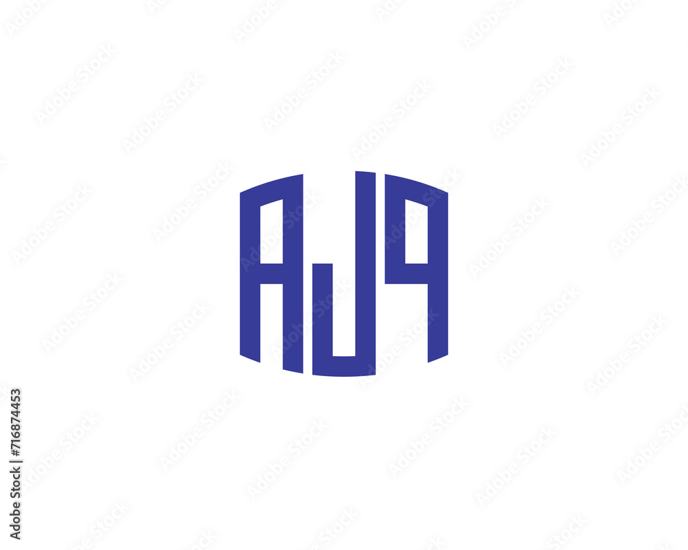 Fototapeta premium AJQ Logo design vector template