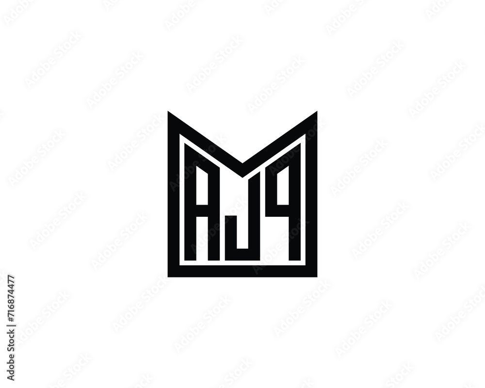 AJQ Logo design vector template AJQ Logo design vector template