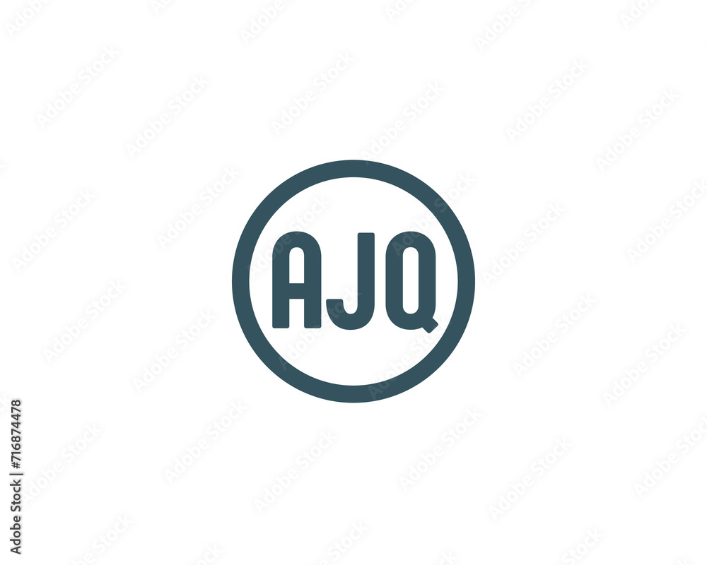 AJQ Logo design vector template AJQ Logo design vector template
