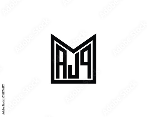 AJQ Logo design vector template