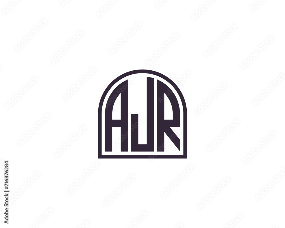 AJR logo design vector template AJR logo design vector template