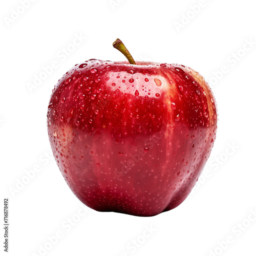 A Of Apple on A solid on A Transparent Background 