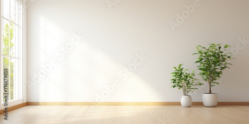 natural background of harmonious empty room and soft color © Dament
