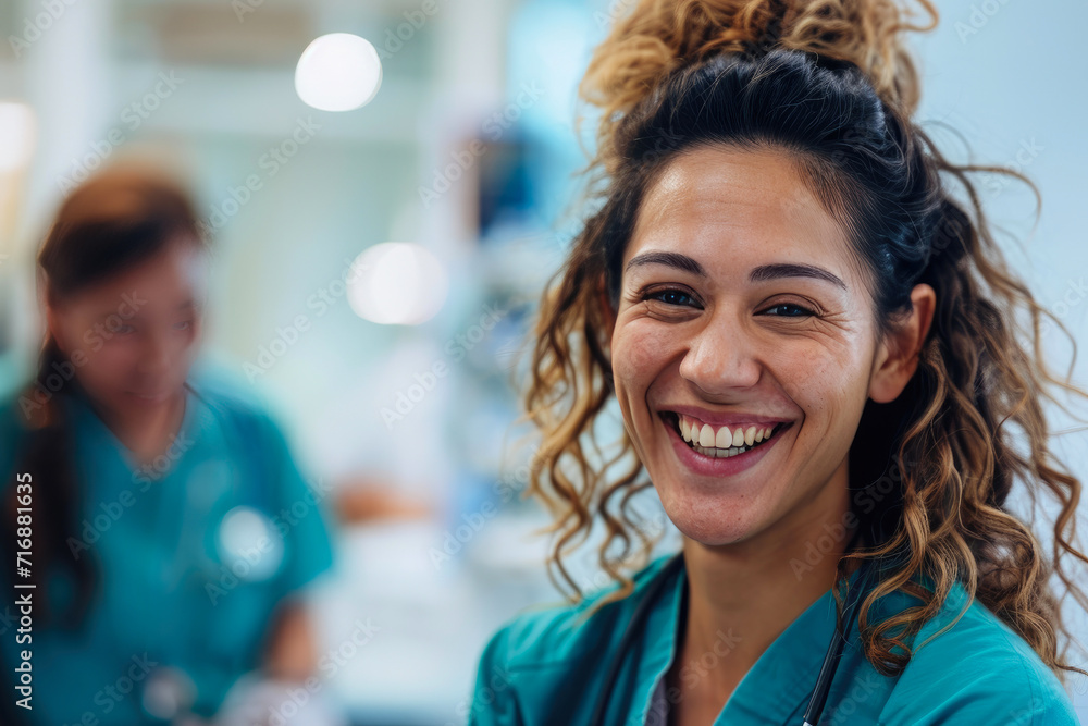 Hospital Happiness: Close-Up Delightful Encounter Hospital Happiness: Close-Up Delightful Encounter