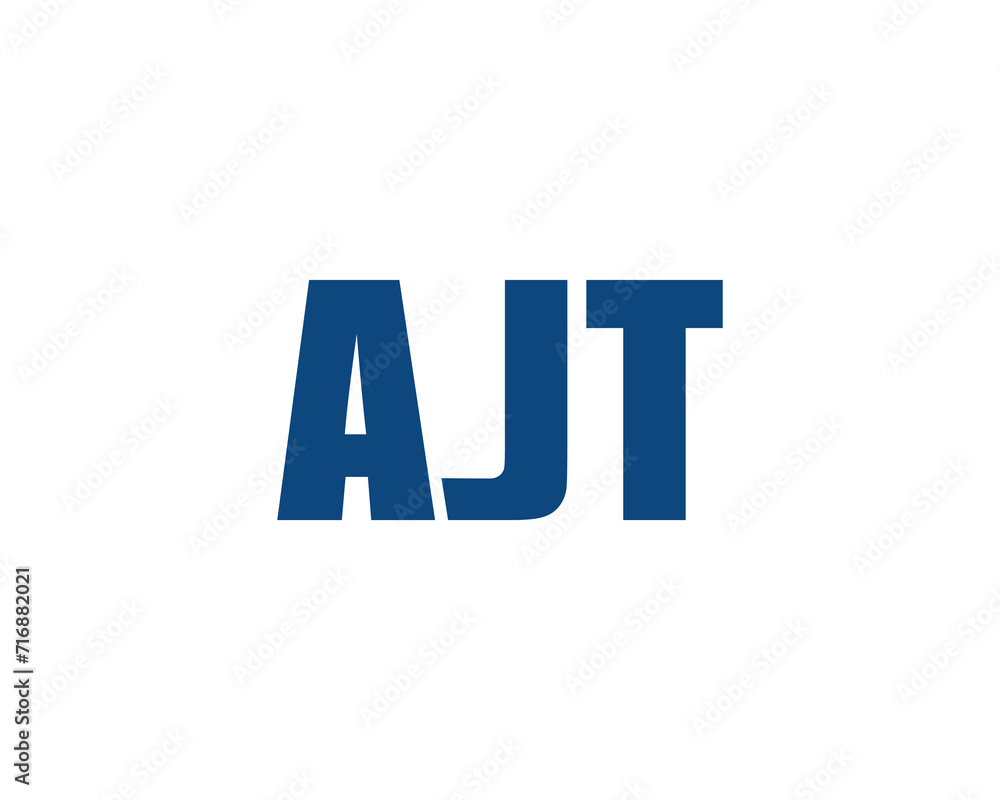 AJT Logo design vector template AJT Logo design vector template