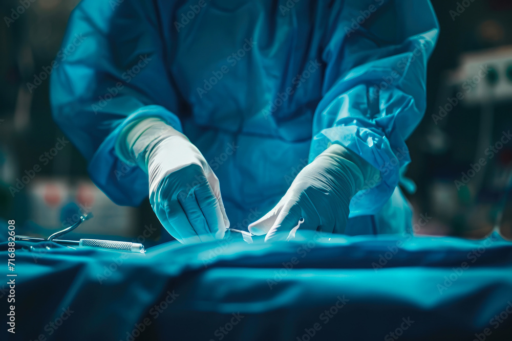 Confident Surgical Professional in Action Confident Surgical Professional in Action