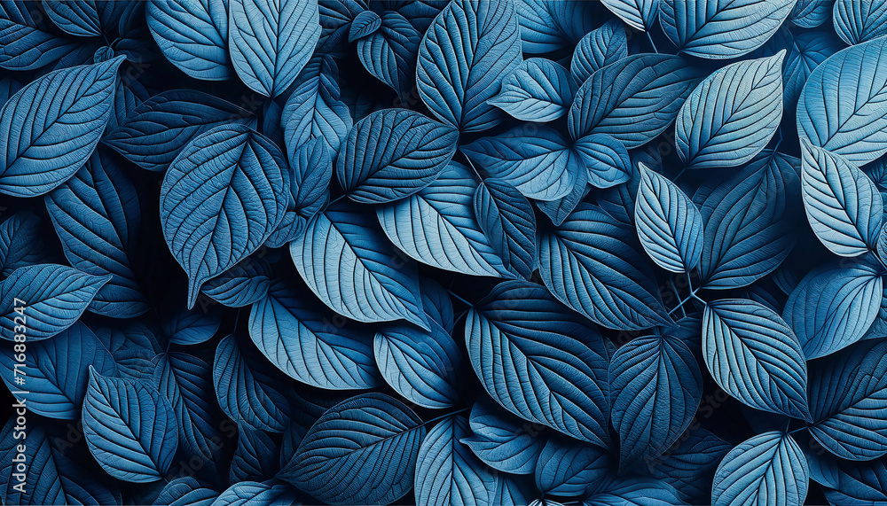 Beautiful blue leaves Beautiful blue leaves