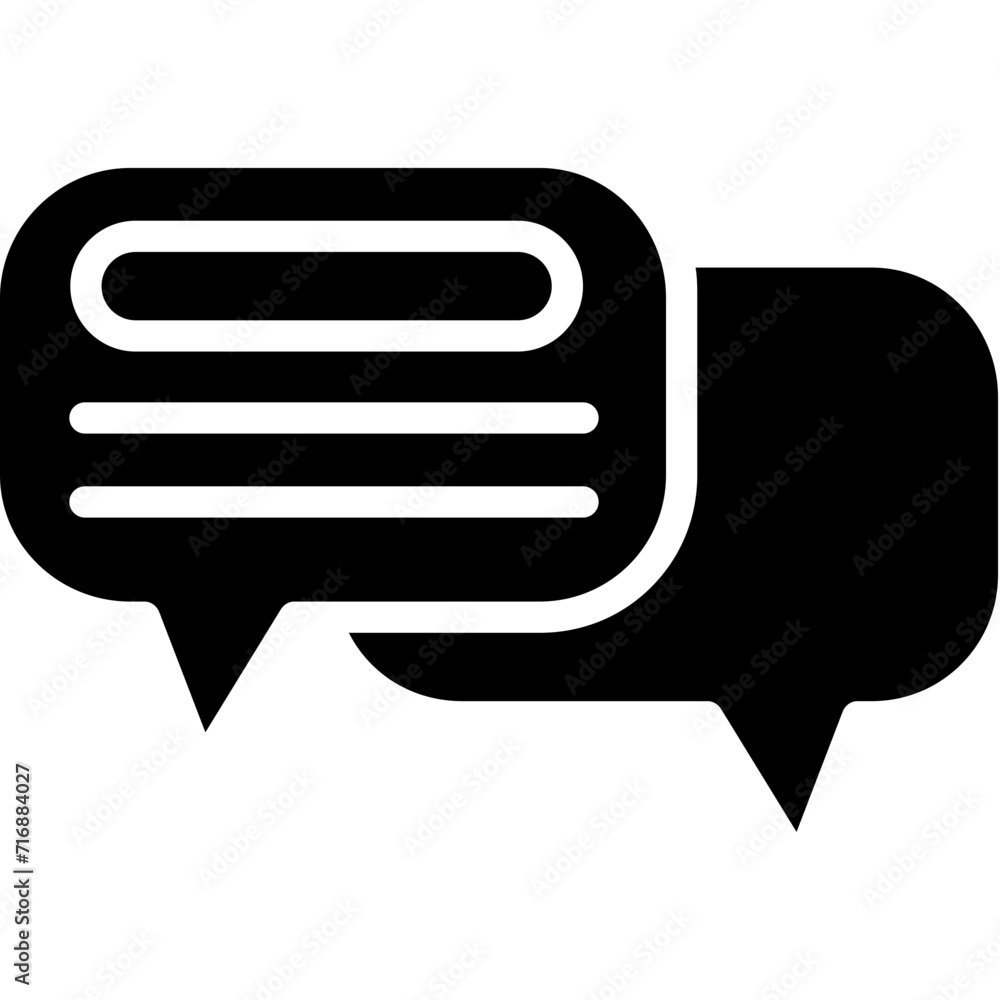 Conversation vector design icon.svg