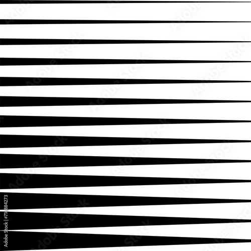 Halftone triangular black horizontal stripes. Abstract fade background. Vector illustration.	 photo