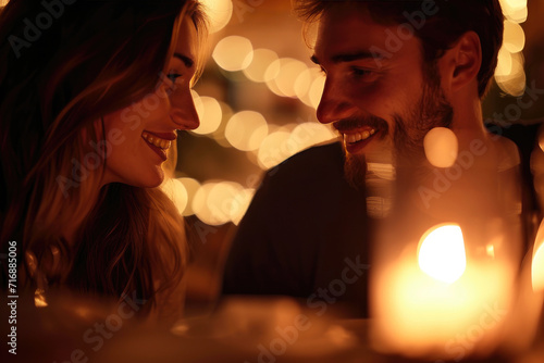 Tender Glances in Romantic Ambiance