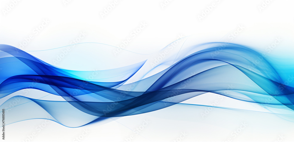blue curved lines with white background, in the style of vibrant colorist, smokey background blue curved lines with white background, in the style of vibrant colorist, smokey background
