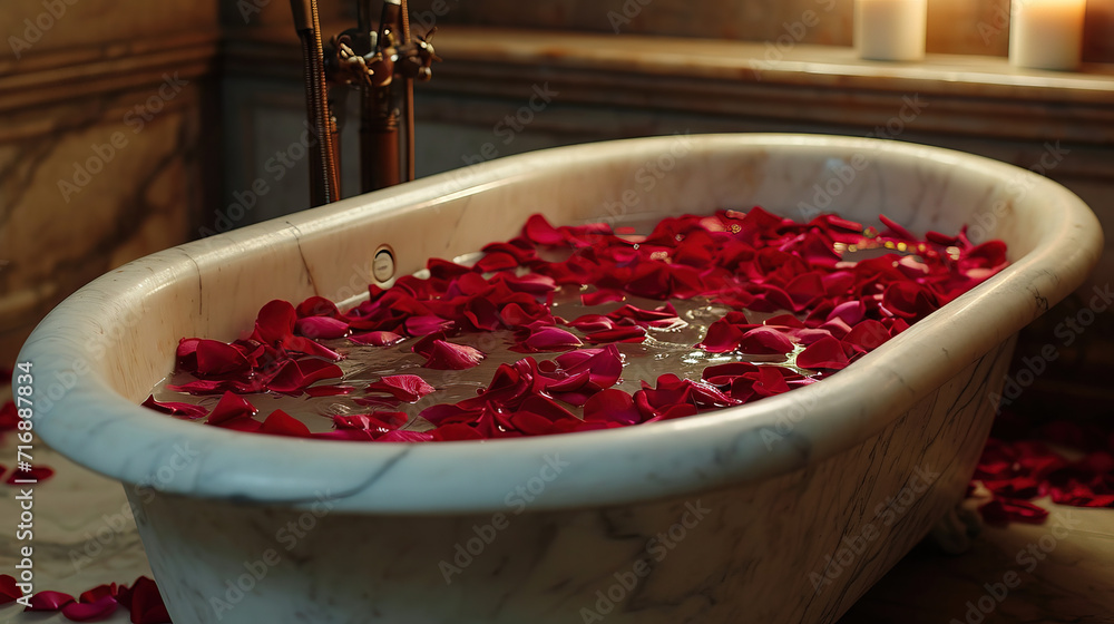 The mystical scent of roses in the bathroom: the mystery of the petals, the play of light and water The mystical scent of roses in the bathroom: the mystery of the petals, the play of light and water