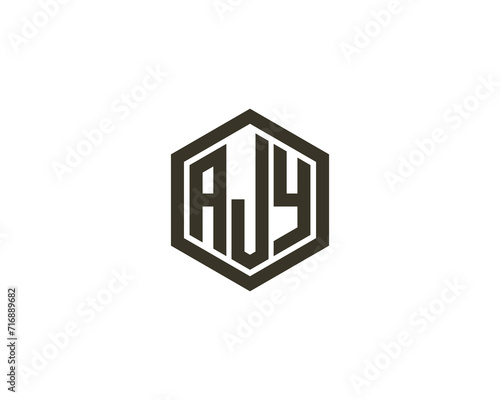 AJY Logo design vector template