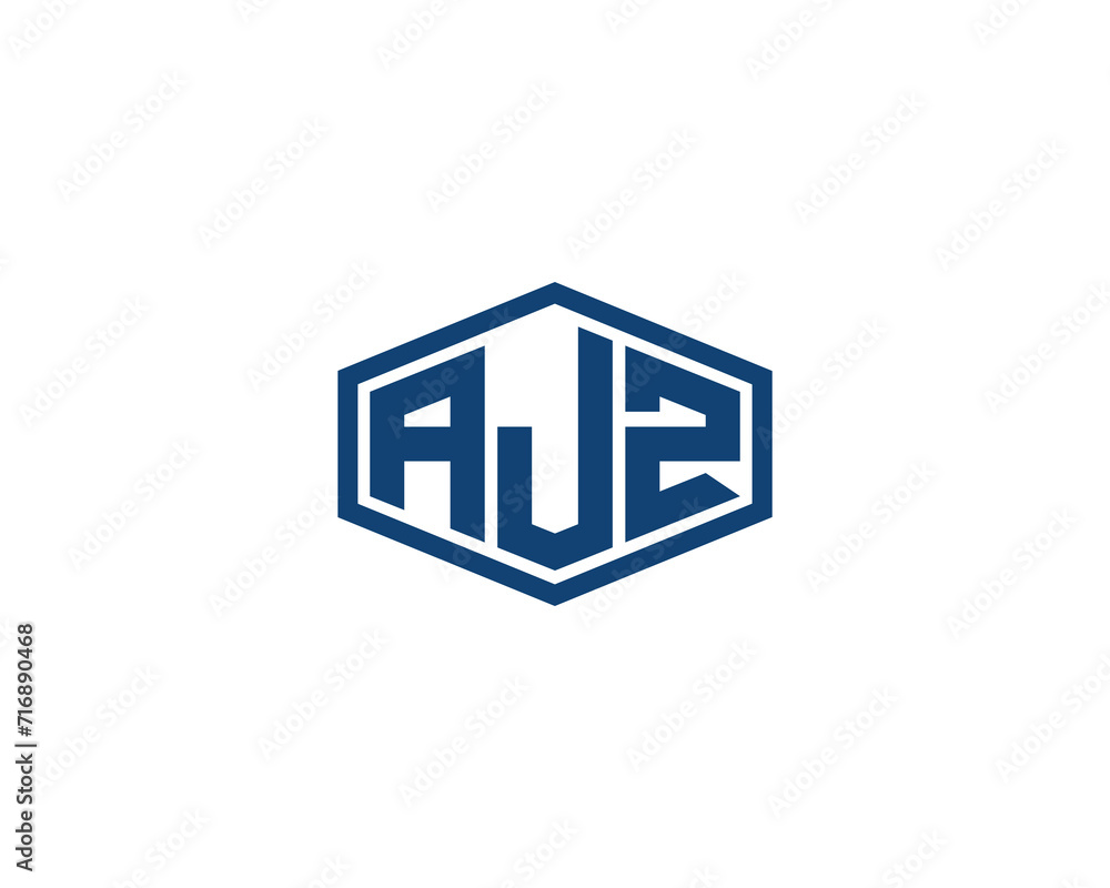 AJZ Logo design vector template AJZ Logo design vector template