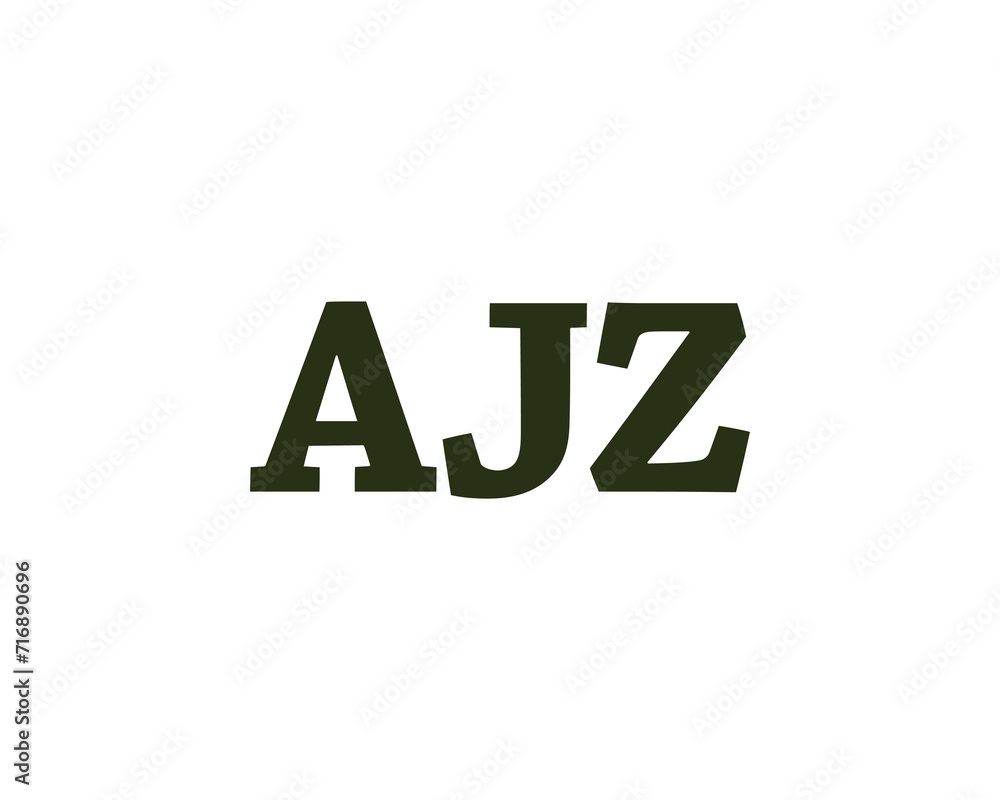 AJZ Logo design vector template AJZ Logo design vector template