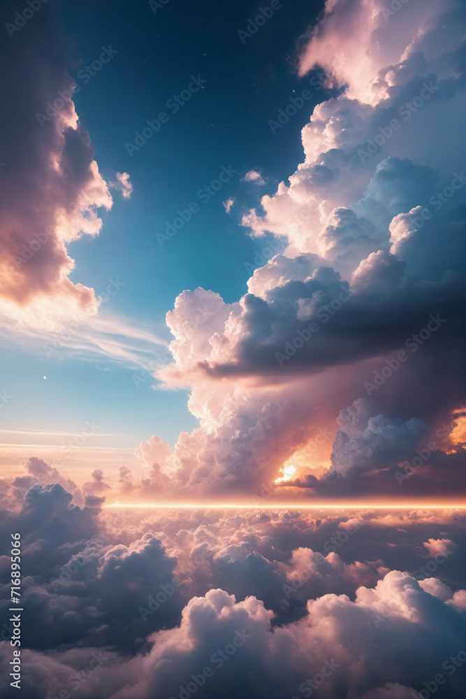 Ethereal lights, dreamy clouds, and a sense of magic for romantic fantasies