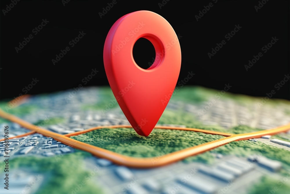 Clipart Navigating through 3D space Location search concept in 3D on White Background Clipart Navigating through 3D space Location search concept in 3D on White Background