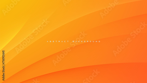 Orange gradient abstract background clean concept design vector.