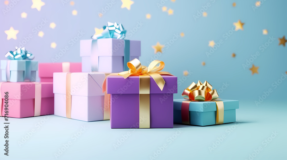 Holiday gift box. Birthdays, holiday anniversaries, Valentine's Day and weddings Holiday gift box. Birthdays, holiday anniversaries, Valentine's Day and weddings